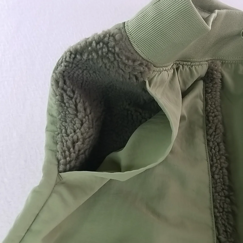 Nike Women High Waisted Joggers Olive Green Pocket Sweatpants Athletic M